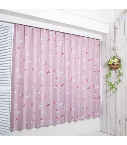 Amazon｜カフェカーテン マイメロディ ハートスウィーツ 幅120×丈45cm